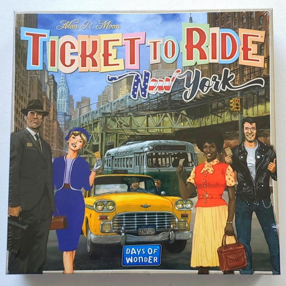 Ticket to Ride New York Alan R Moon Days of Wonder Strategy Game New